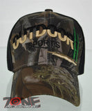 NEW! OUTDOOR SPORTS HUNTER HUNT ELK BUCK CAP HAT CAMO BLACK