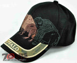 HUNTER BUFFALO OUTDOOR SPORTS CAP HAT BLACK CAMO