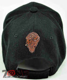 HUNTER BUFFALO OUTDOOR SPORTS CAP HAT BLACK CAMO