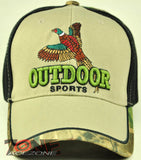 NEW! PHEASANT OUTDOOR HUNTING HUNTER CAP HAT N1 TAN