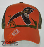 NEW! PHEASANT HUNTING BORN TO HUNT ORANGE CAMO CAP HAT