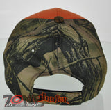 NEW! PHEASANT HUNTING BORN TO HUNT ORANGE CAMO CAP HAT
