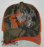 NEW! DEER HUNTER BUCK HUNTING CAP HAT N1 CAMO ORANGE