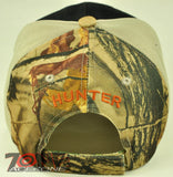 NEW! HUNTER PHEASANT DOG OUTDOOR HUNTING CAP HAT BLACK