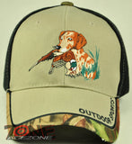 NEW! HUNTER PHEASANT DOG OUTDOOR HUNTING CAP HAT TAN