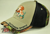 NEW! HUNTER PHEASANT DOG OUTDOOR HUNTING CAP HAT TAN