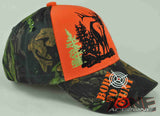 NEW! BULL BIG ELK BORN TO HUNT ORANGE CAMO CAP HAT