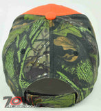 NEW! BULL BIG ELK BORN TO HUNT ORANGE CAMO CAP HAT