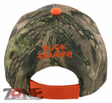 NEW! DEER HUNTER BUCK FOREVER OUTDOOR SPORT CAP HAT ORENGE CAMO