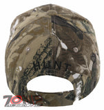 BORN TO HUNT FORCED TO WORK DEER BUCK HUNTING BALL CAP HAT CAMO