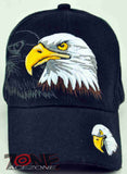 NEW! BIG DOUBLE EAGLES SHADOW CAP HAT BLACK