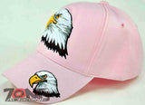 NEW! BIG DOUBLE EAGLES SHADOW CAP HAT PINK