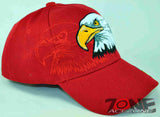 NEW! BIG DOUBLE EAGLES SHADOW CAP HAT RED