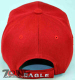 NEW! BIG DOUBLE EAGLES SHADOW CAP HAT RED