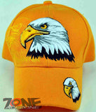 NEW! BIG DOUBLE EAGLES SHADOW CAP HAT YELLOW