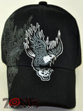 NEW! EAGLES SKULL SHADOW BALL CAP HAT BLACK