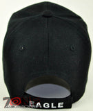 NEW! EAGLES SKULL SHADOW BALL CAP HAT BLACK
