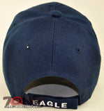 NEW! EAGLES SKULL SHADOW BALL CAP HAT NAVY
