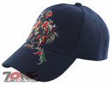 NEW! COCKS FIGHT SHADOW BALL CAP HAT NAVY