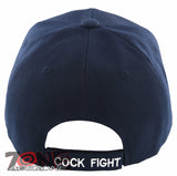 NEW! COCKS FIGHT SHADOW BALL CAP HAT NAVY