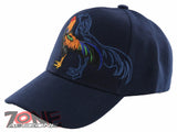 NEW! COCK FIGHT BIG SHADOW BALL CAP HAT NAVY