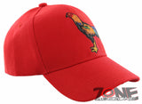 NEW! COCK FIGHT BIG SHADOW BALL CAP HAT RED