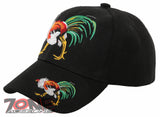 NEW! COCK FIGHT SHADOW BALL CAP HAT A1 BLACK