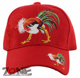 NEW! COCK FIGHT SHADOW BALL CAP HAT A1 RED
