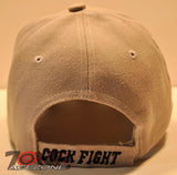 WHOLESALE NEW! COCK FIGHT SHADOW CAP HAT A GRAY