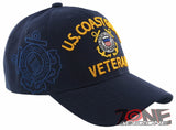 NEW! U.S. COAST GUARD VETERAN CAP BASEBALL HAT NAVY