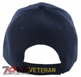 NEW! U.S. COAST GUARD VETERAN CAP BASEBALL HAT NAVY