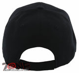 NEW! DOBLE COCK FIGHT COCK BALL CAP HAT BLACK