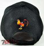 NEW! BIG COCK FIGHT SHADOW CAP HAT B1 BLACK