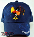 NEW! BIG COCK FIGHT SHADOW CAP HAT B1 NAVY