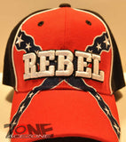 NEW! REBEL BASEBALL CAP HAT RED