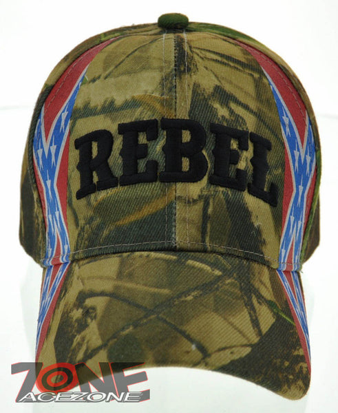 NEW! REBEL PRIDE SIDE FRAG CAP HAT ALL CAMO