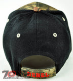 NEW! REBEL PRIDE SKULL CAP HAT CAMO BLACK