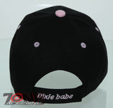 NEW! REBEL PRIDE HEART DIXIE BABE CAP HAT BLACK
