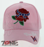 NEW! REBEL PRIDE ROSE DIXIE GIRL CAP HAT PINK