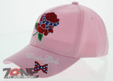NEW! REBEL PRIDE ROSE DIXIE GIRL CAP HAT PINK
