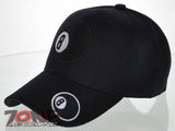 WHOLESALE NEW! EIGHT 8 BALL CAP HAT N1 BLACK