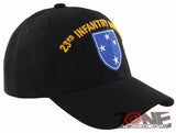 NEW! US ARMY 23RD INFANTRY DIVISION AMERICAL CAP HAT BLACK