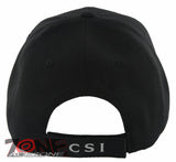 NEW! CSI C.S.I. CRIME SCENE INVESTIGATION BASEBALL CAP HAT BLACK