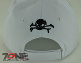 WHOLESALE NEW! PIRATE SKULL CAP HAT WHITE