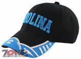 NEW! NORTH CAROLINA NC STATE USA BASEBALL CAP HAT BLACK