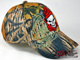 NEW! HOODED SKULL BASEBALL CAP HAT CAMO