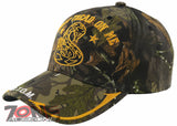 DON'T TREAD ON ME SNAKE SIDE LINE D.T.O.M. BALL CAP HAT GREEN FOREST CAMO