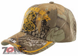 DON'T TREAD ON ME SNAKE SIDE LINE D.T.O.M. BALL CAP HAT SAND FOREST CAMO