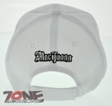 NEW! BIG MARIGUANA POT CAP HAT WHITE