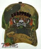 NEW! MOTO CHOPPERS RIDE TO DIE COBRA SKULL CAP HAT CAMO